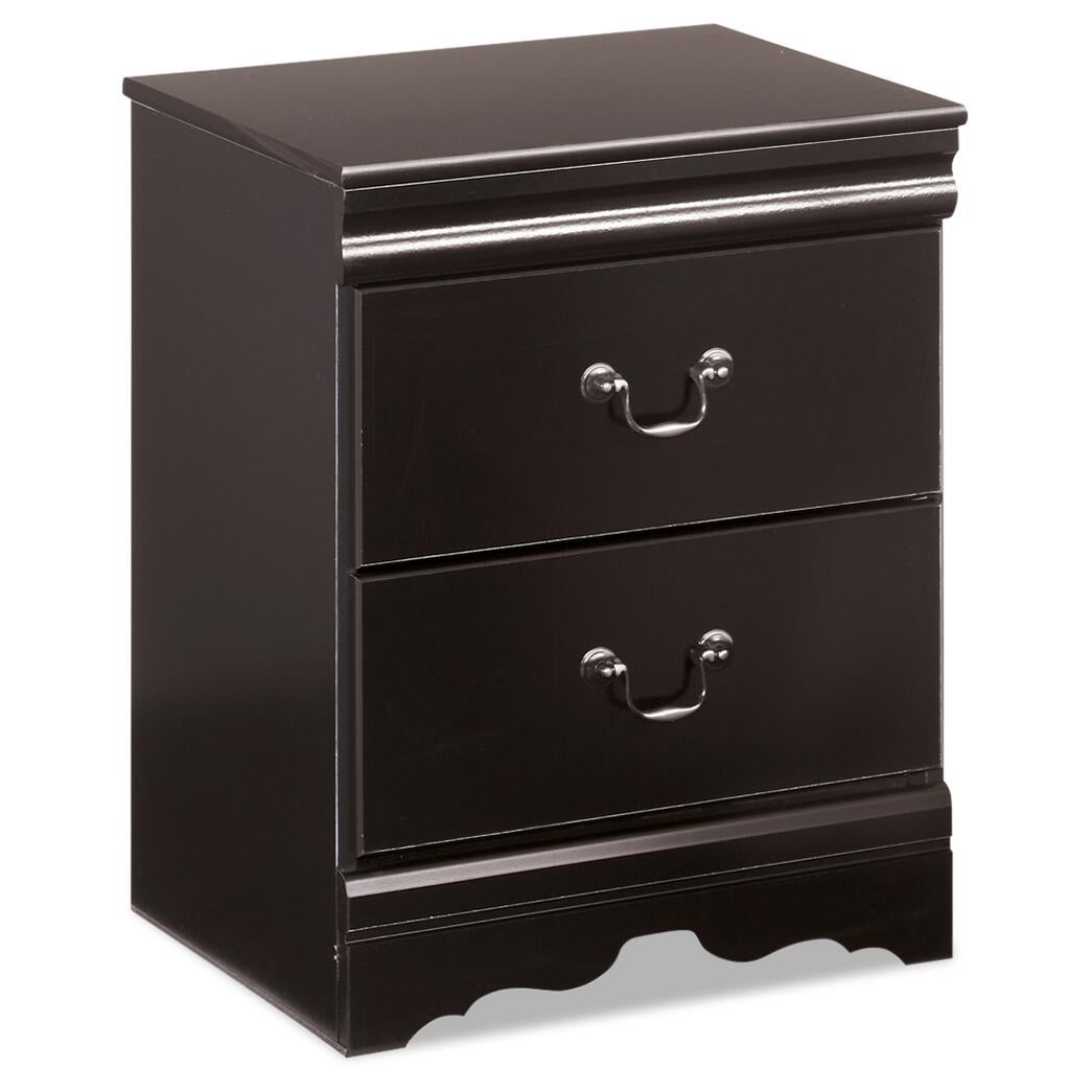 Huey Vineyard Full Sleigh Headboard Bed with Mirrored Dresser, Chest and Nightstand