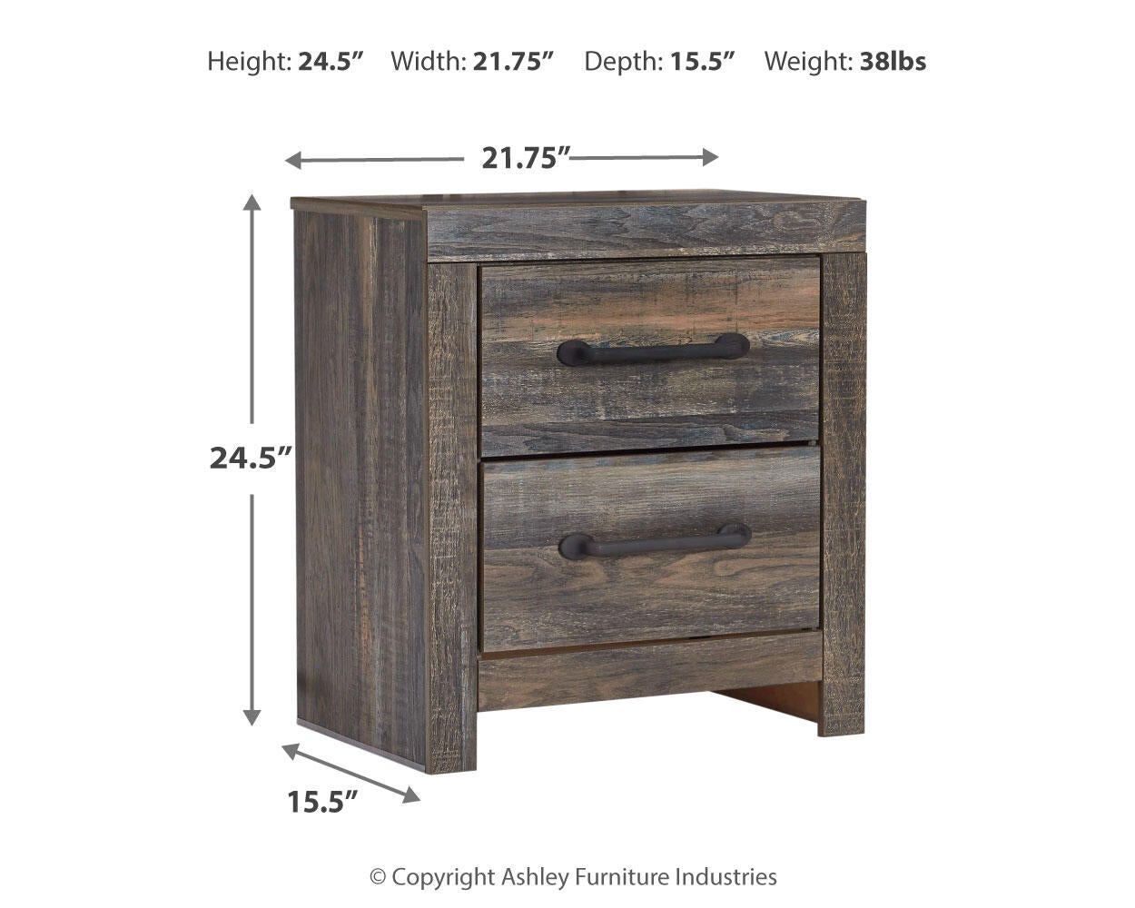 Drystan Queen Panel Bed with 2 Storage Drawers with Mirrored Dresser, Chest and Nightstand