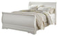 Anarasia Queen Sleigh Bed with Mirrored Dresser, Chest and Nightstand