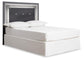 Lodanna Queen/Full Upholstered Panel Headboard Bed with Mirrored Dresser