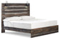 Drystan King Panel Bed with Mirrored Dresser