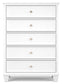 Fortman California King Panel Bed with Mirrored Dresser, Chest and Nightstand
