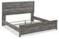 Bronyan King Panel Bed with Mirrored Dresser, Chest and Nightstand