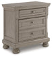 Lettner California King Panel Bed with Mirrored Dresser, Chest and Nightstand