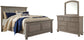 Lettner King Panel Bed with Mirrored Dresser