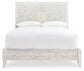 Paxberry Queen Panel Bed with Mirrored Dresser