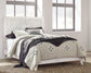 Paxberry Queen Panel Bed with Mirrored Dresser