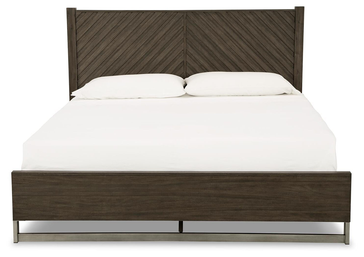 Arkenton King Panel Bed with Mirrored Dresser