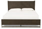 Arkenton King Panel Bed with Mirrored Dresser