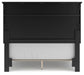 Lanolee Full Panel Bed with Mirrored Dresser, Chest and Nightstand