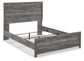 Bronyan Queen Panel Bed with Mirrored Dresser, Chest and Nightstand