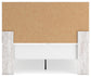 Cayboni Queen Panel Bed with Mirrored Dresser and Nightstand