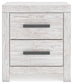 Cayboni Queen Panel Bed with Mirrored Dresser and Nightstand
