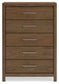 Cabalynn King Upholstered Bed with Mirrored Dresser, Chest and Nightstand
