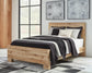 Hyanna Queen Panel Bed, Dresser and Mirror