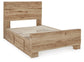Hyanna Full Panel Bed with 1 Side Storage, Dresser, Mirror and Nightstand