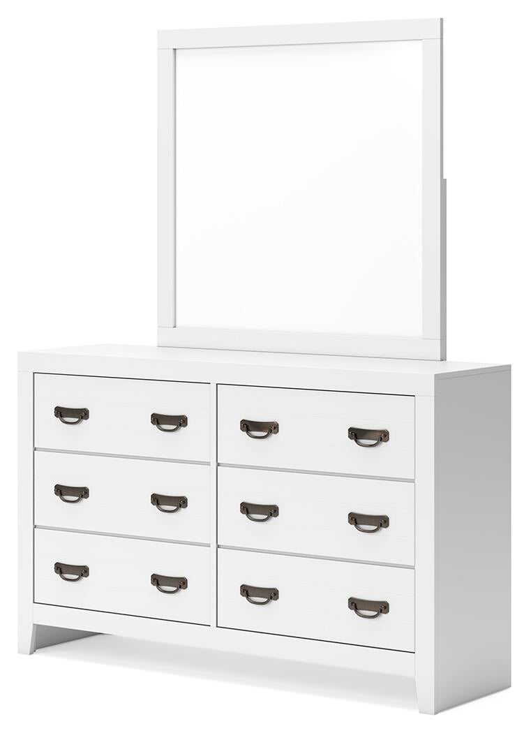 Binterglen Full Panel Bed, Dresser, Mirror, Chest and Nightstand