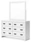 Binterglen Full Panel Bed, Dresser, Mirror, Chest and Nightstand