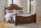 Lavinton King Poster Bed with Mirrored Dresser