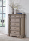 Blairhurst Queen Panel Bed, Dresser, Mirror, Chest and Nightstand
