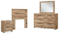 Hyanna Twin Panel Headboard, Dresser, Mirror and Nightstand