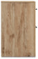 Hyanna Queen Panel Storage Bed with 1 Under Bed Storage Drawer, Dresser, Mirror and Nightstand