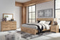 Hyanna King Panel Storage Bed, Dresser, Mirror and Nightstand