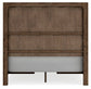 Cabalynn Queen Panel Bed with Storage with Mirrored Dresser and Nightstand