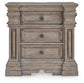 Blairhurst California King Panel Bed, Dresser, Mirror, Chest and Nightstand