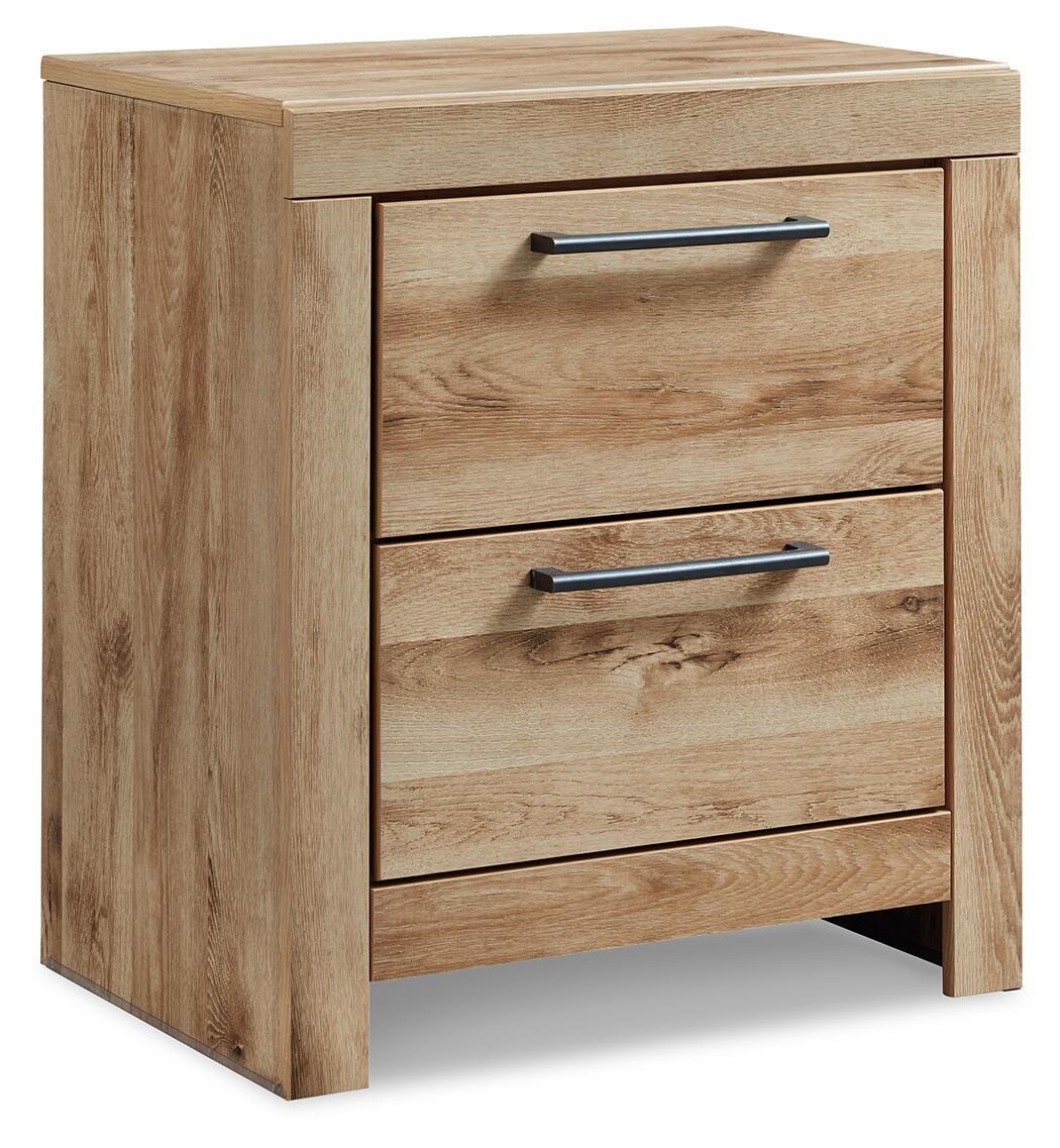 Hyanna Full Panel Bed with 2 Side Storage, Dresser, Mirror and Nightstand