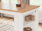 Gesthaven Counter Height Dining Table and 2 Barstools
