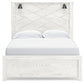 Gerridan Queen Panel Bed with Mirrored Dresser