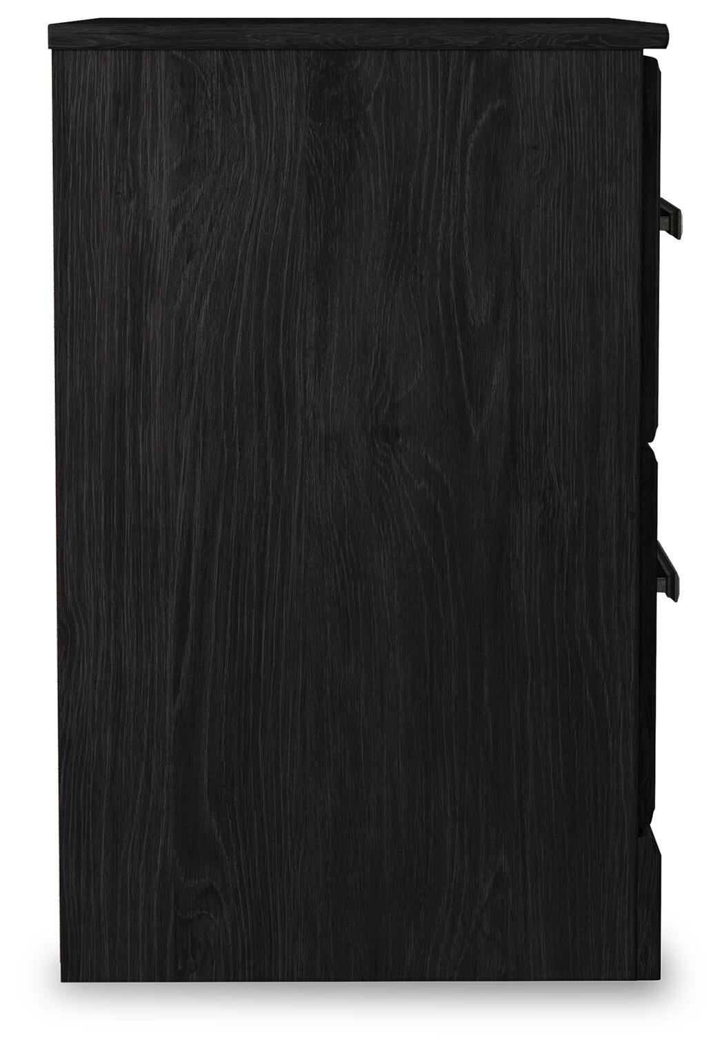 Belachime King Panel Bed with Mirrored Dresser, Chest and Nightstand