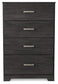 Belachime Queen Panel Bed with Mirrored Dresser, Chest and Nightstand