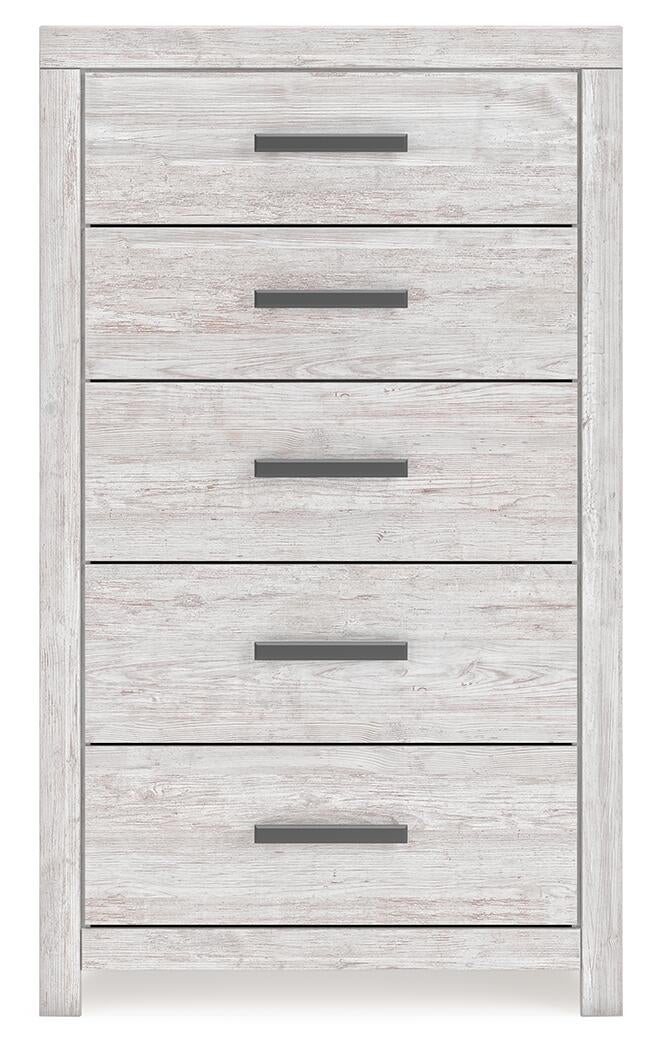 Cayboni Twin Panel Bed, Dresser, Mirror, Chest and Nightstand