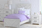 Cayboni Twin Panel Bed, Dresser, Mirror, Chest and Nightstand