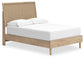 Cielden Full Panel Bed with Mirrored Dresser and Nightstand