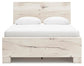 Lawroy Queen Panel Bed with Storage, Dresser and Mirror