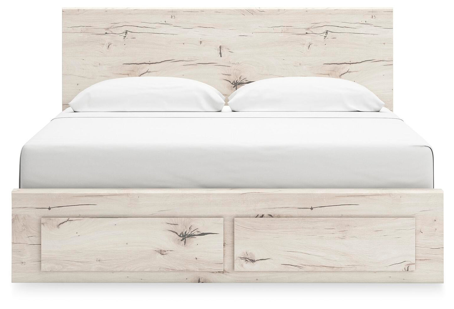 Lawroy King Panel Storage Bed, Dresser and Mirror