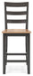Gesthaven Counter Height Dining Table and 2 Barstools