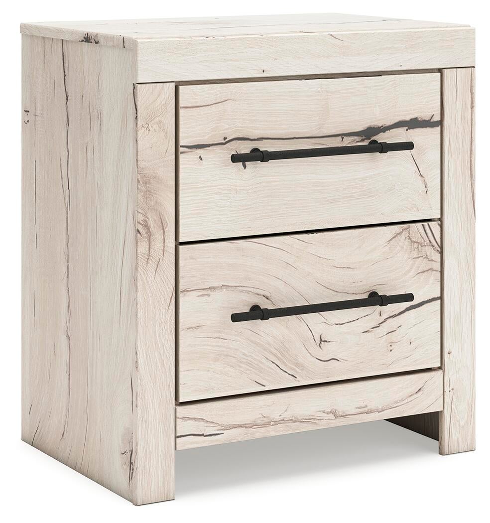 Lawroy Queen Panel Bed with Storage, Dresser, Mirror, Chest and Nightstand