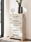 Lawroy Queen Panel Bed with Storage, Dresser, Mirror, Chest and Nightstand