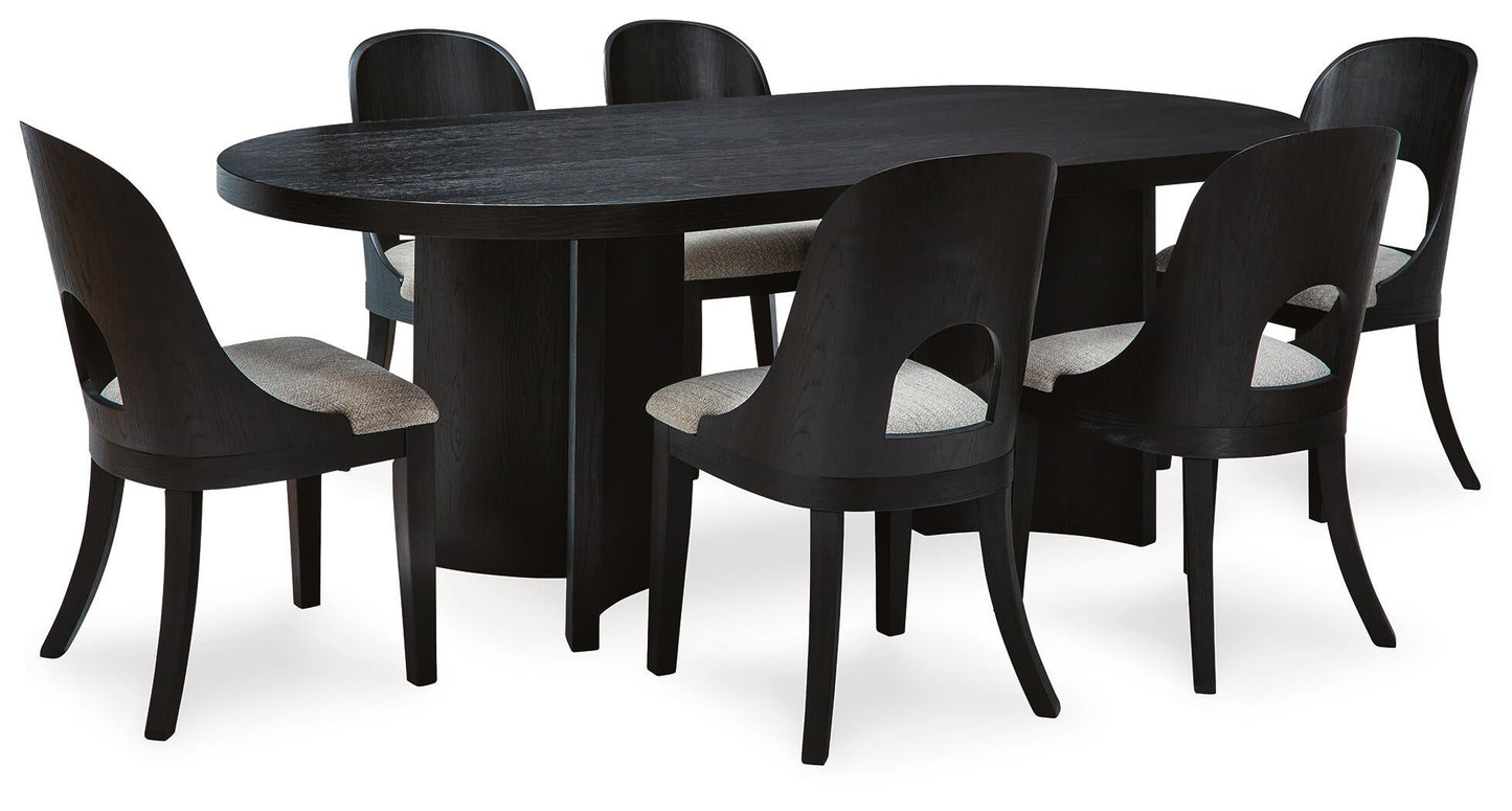 Rowanbeck Dining Table and 6 Chairs