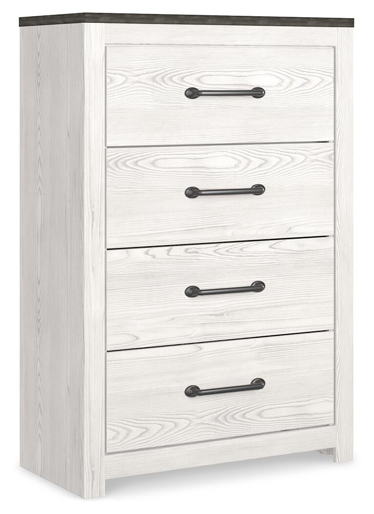 Gerridan Queen Panel Bed, Dresser, Mirror, Chest and Nightstand