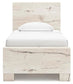 Lawroy Twin Panel Bed with Storage, Dresser, Mirror, Chest and Nightstand