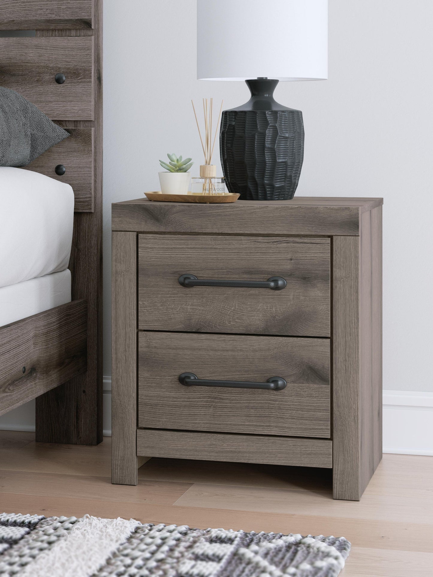 Urbanoore Twin Panel Bed with Storage, Dresser, Mirror and Nightstand