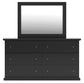 Maribel Queen Panel Bed, Dresser, Mirror, Chest and Nightstand