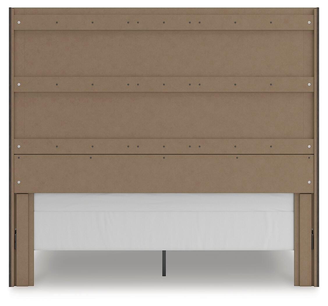 Parlayon King Panel Storage Bed, Dresser and Mirror