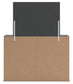 Parlayon Queen Panel Storage Bed, Dresser, Mirror, Chest and Nightstand