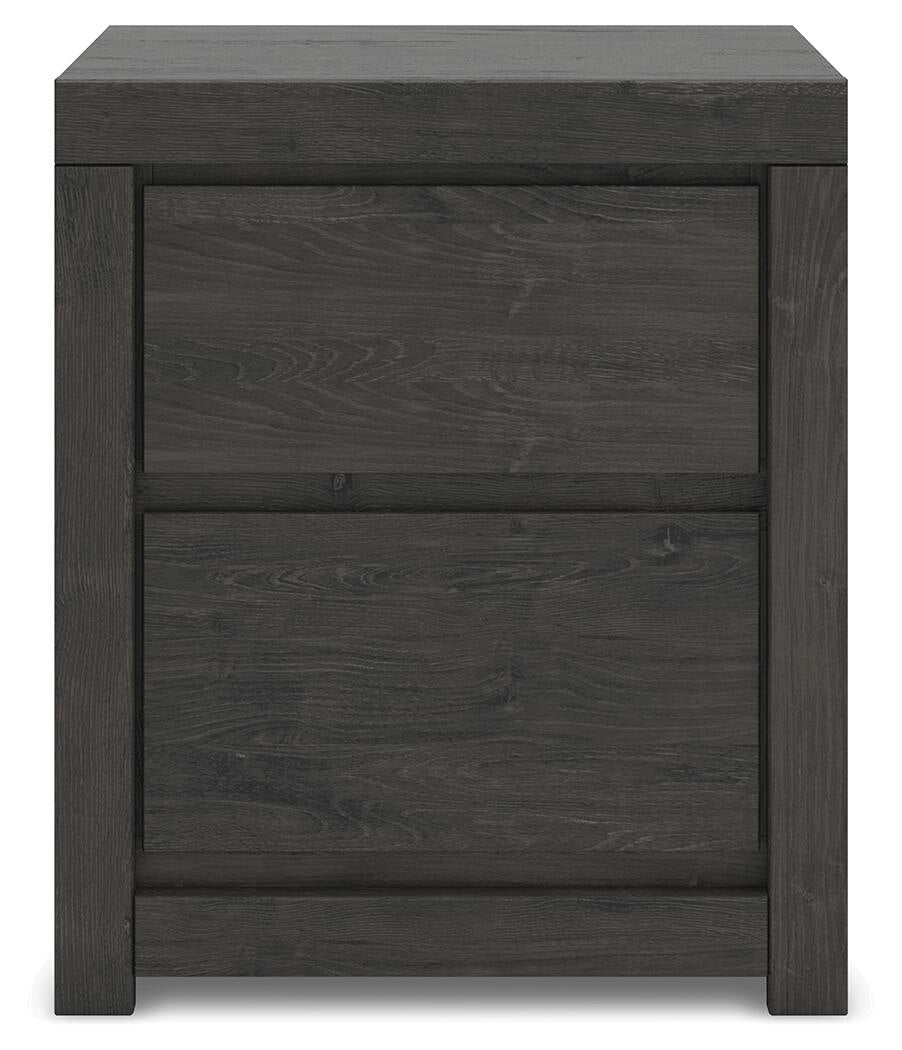 Parlayon Queen Panel Storage Bed, Dresser, Mirror, Chest and Nightstand